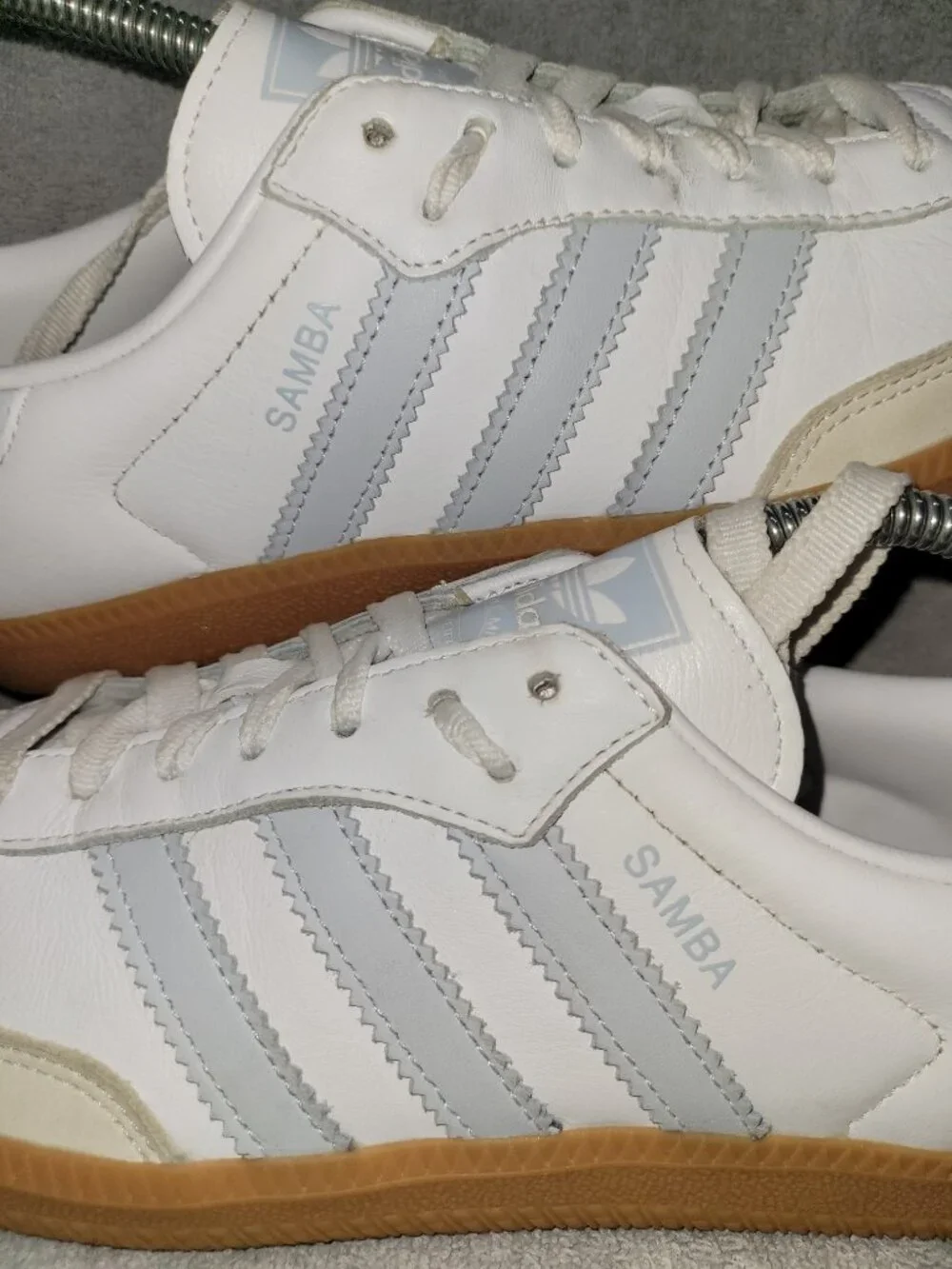 Adidas Samba OG Cloud White Halo Blue adidas samba