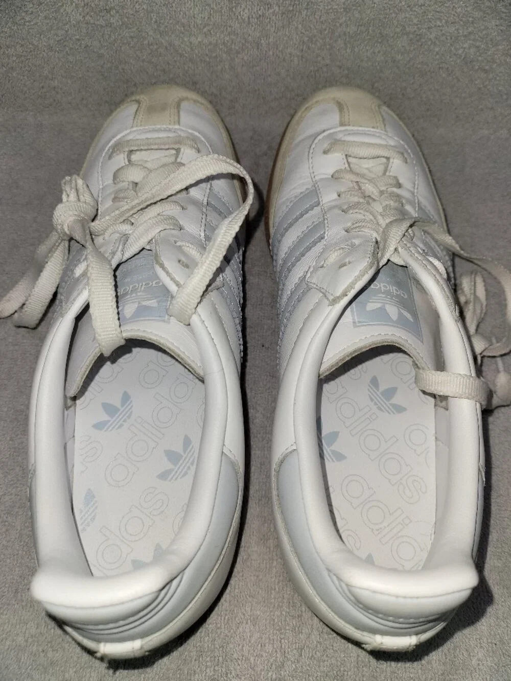 Adidas Samba OG Cloud White Halo Blue adidas samba