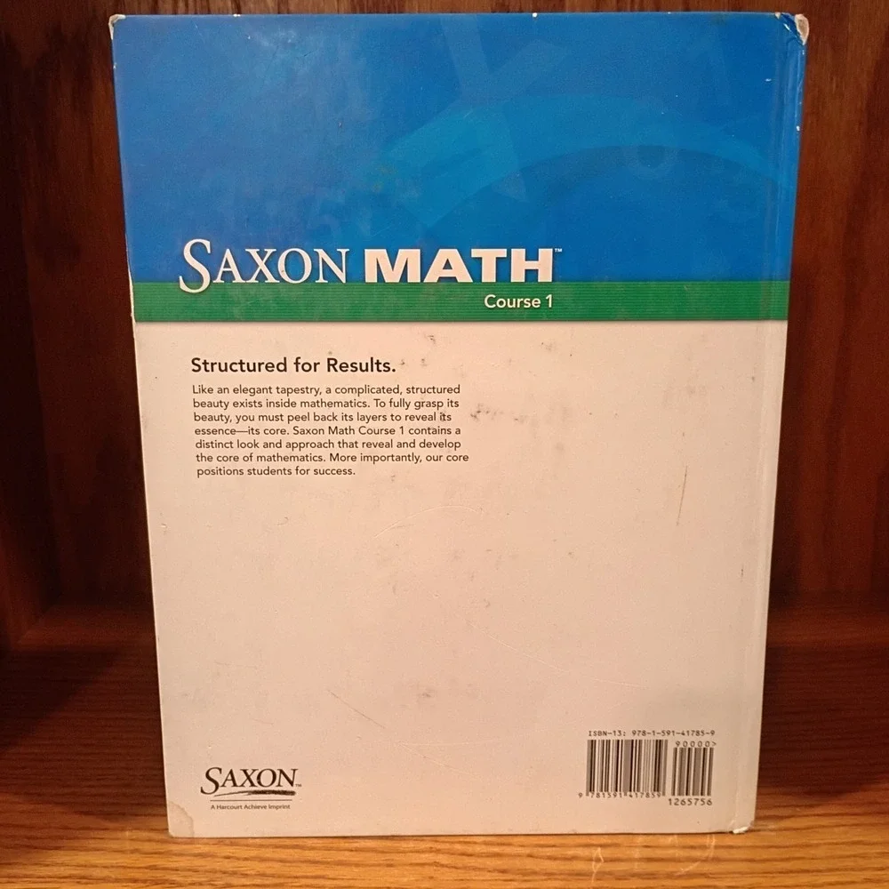 Saxon Math Course 1: Teacher's Manual, Vol. 1 by Stephen Hake, Hardcover