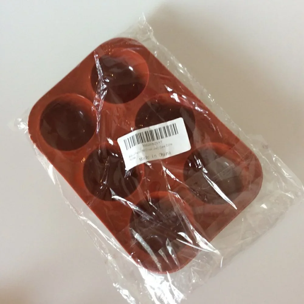 BAKING MOLDS SILICONE SEMI SPHERE  SET OF 4