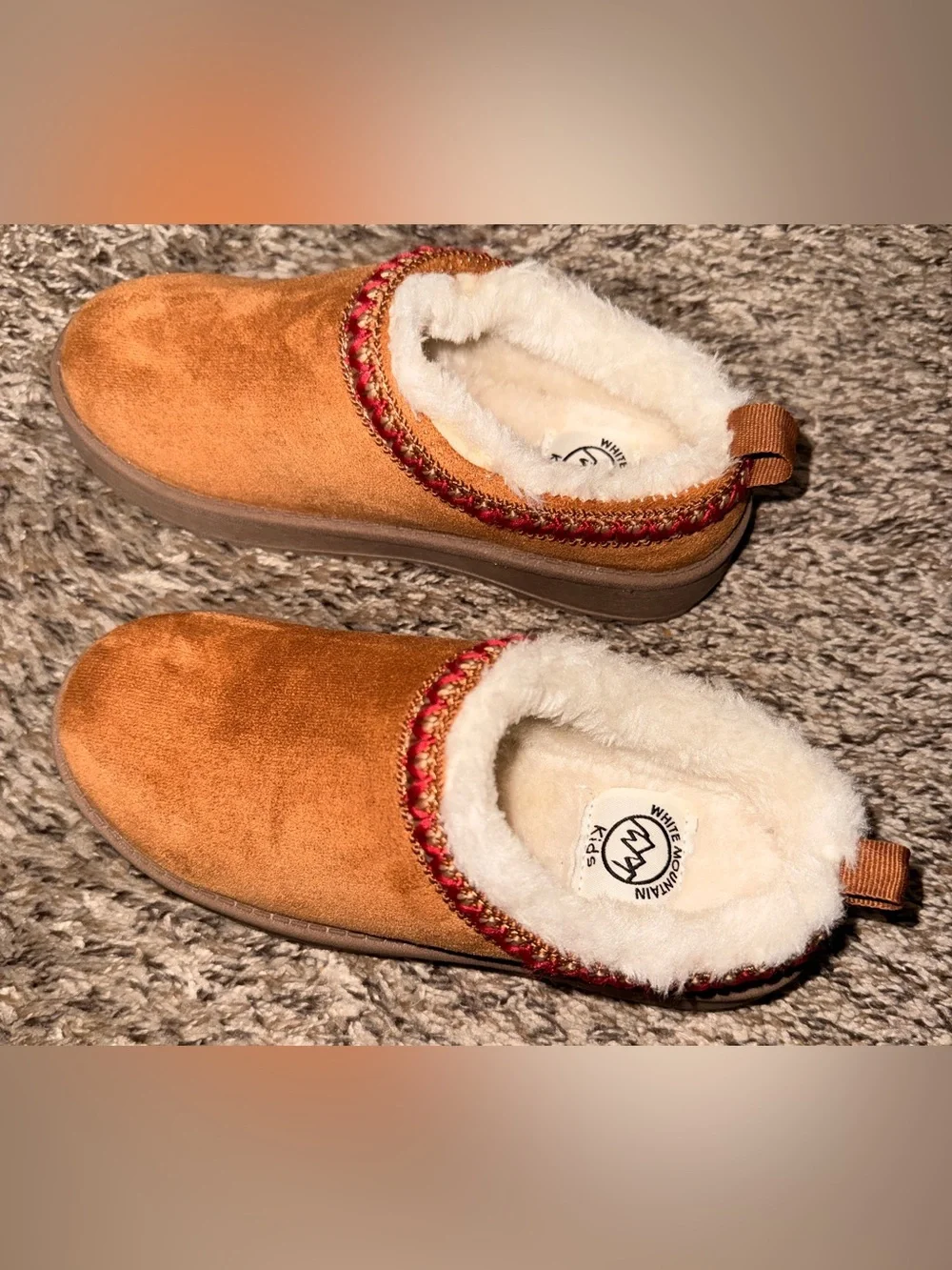 White Mountain no comfort shearling