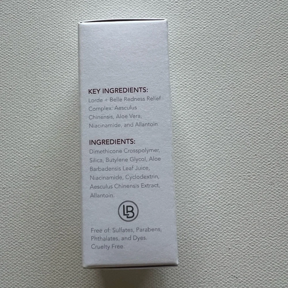 New Never Opened Lorde + Belle Redness Relief Booster (E3)