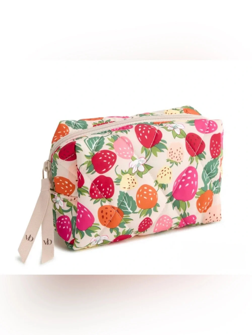 NWT Vera Bradley Essentials Small Cosmetic Bag Ultralight, Bushels of Berries