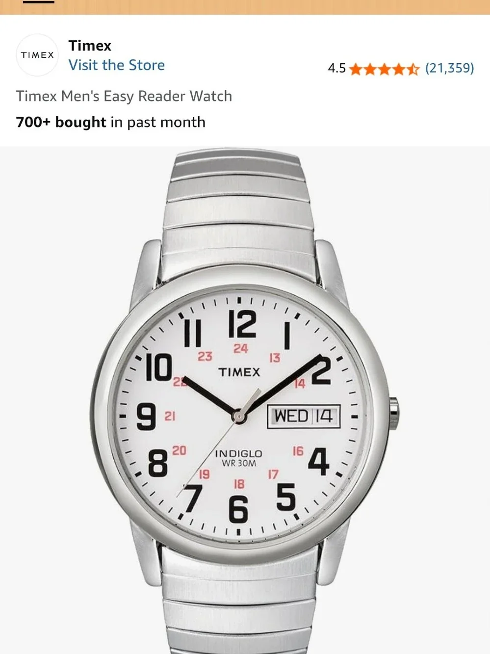 Timex classic wristwatch