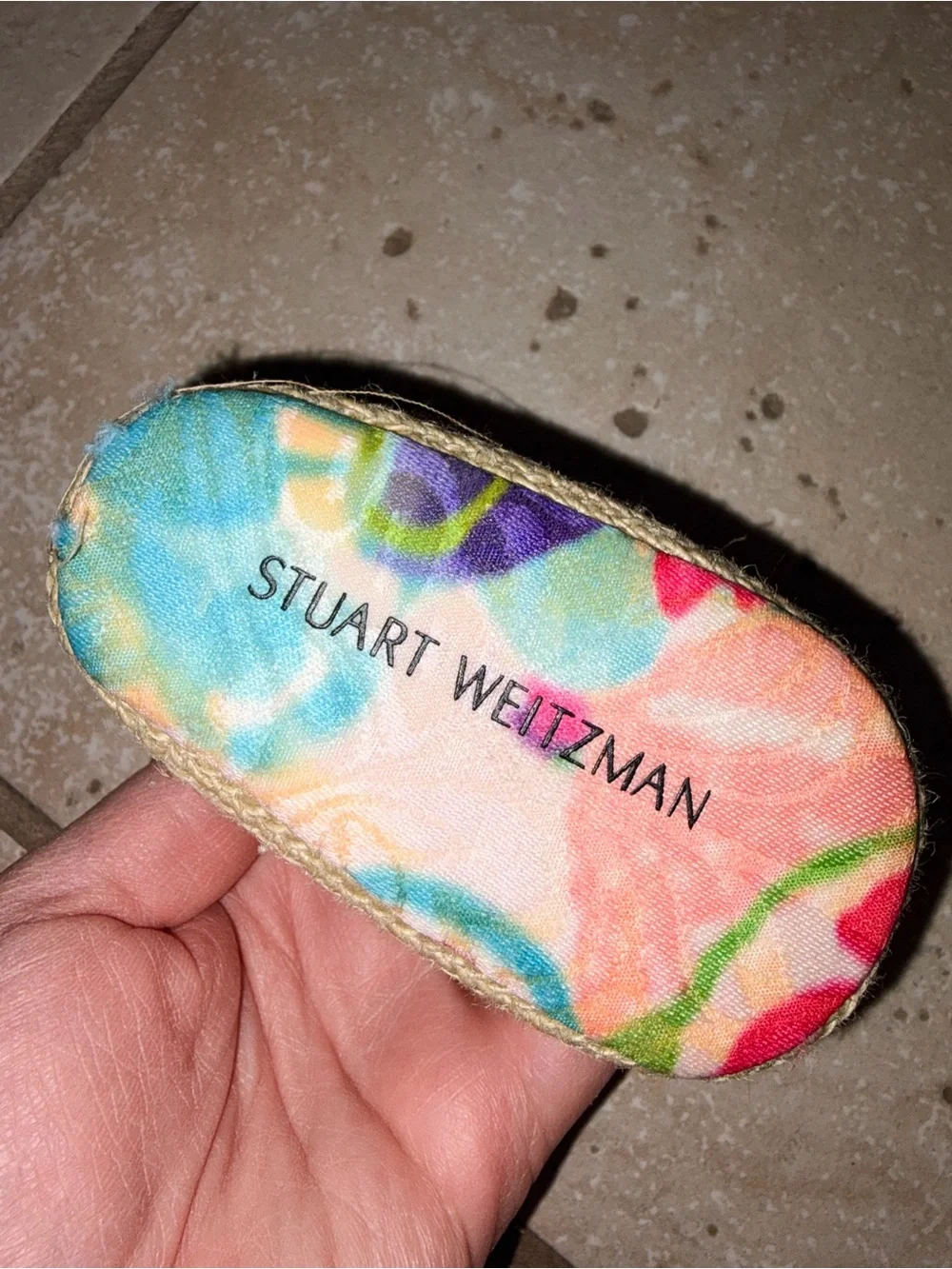 Stuart Weitzman vibrant multicolor