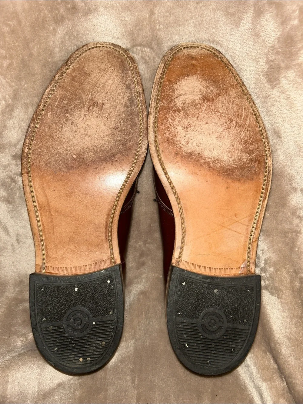 Loake polished brown