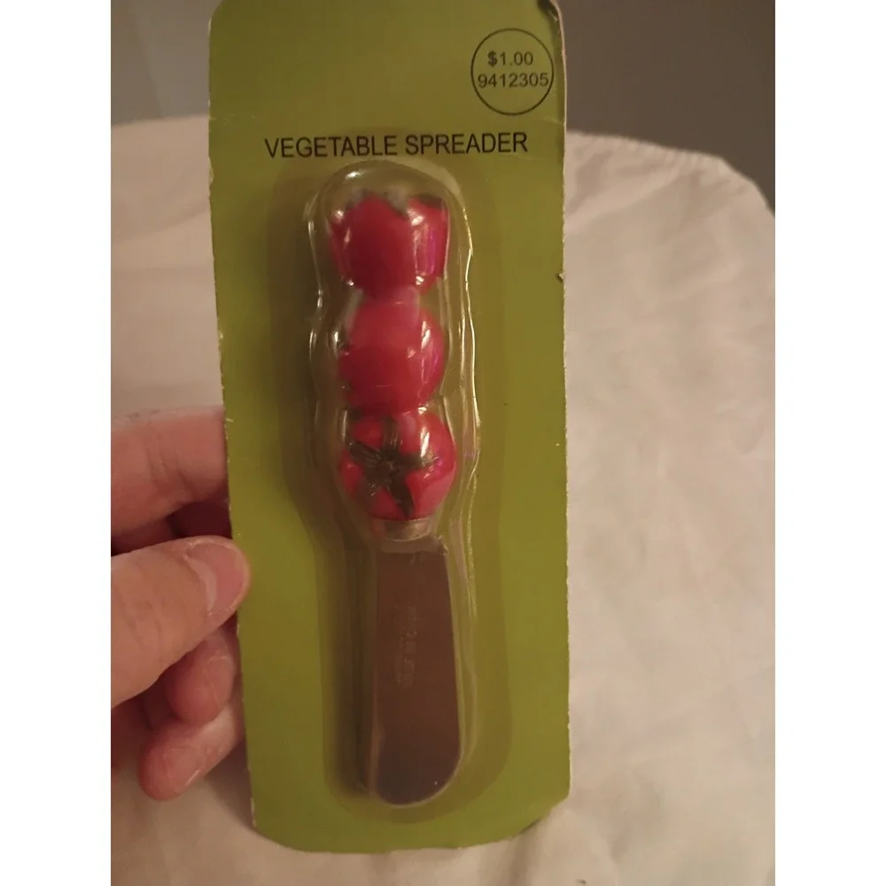 Vintage Jo-Ann Stores Vegetable Spreader Tomato Handle Kitchen Tool 2008 NEW