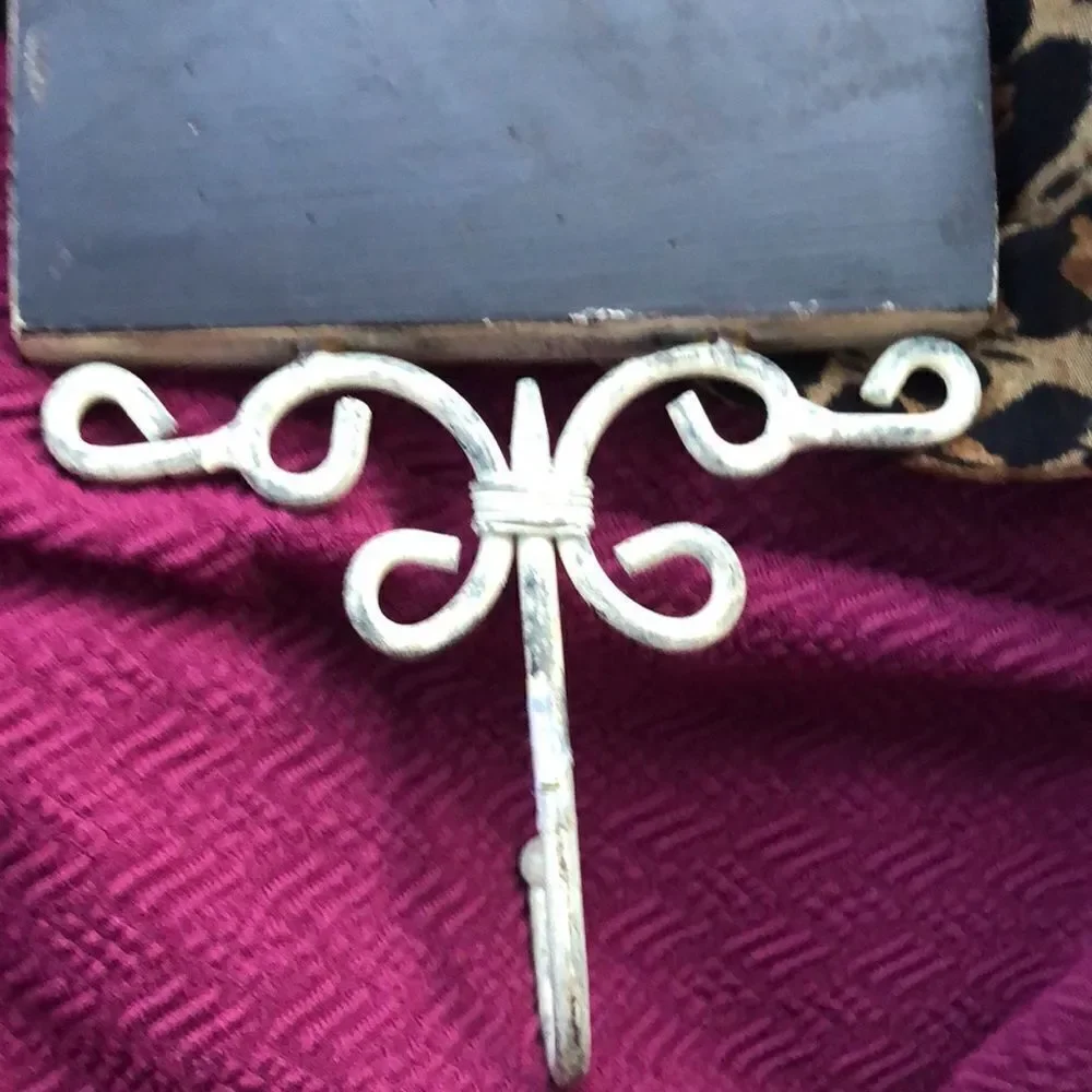 Kirklands Shabby Chic Merlot Hanger