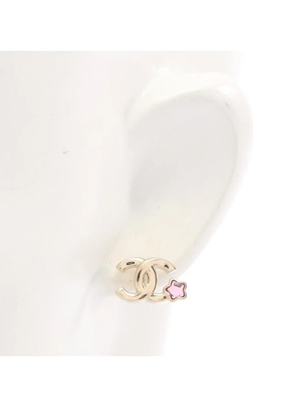 Chanel Single Earring CC Logo Star