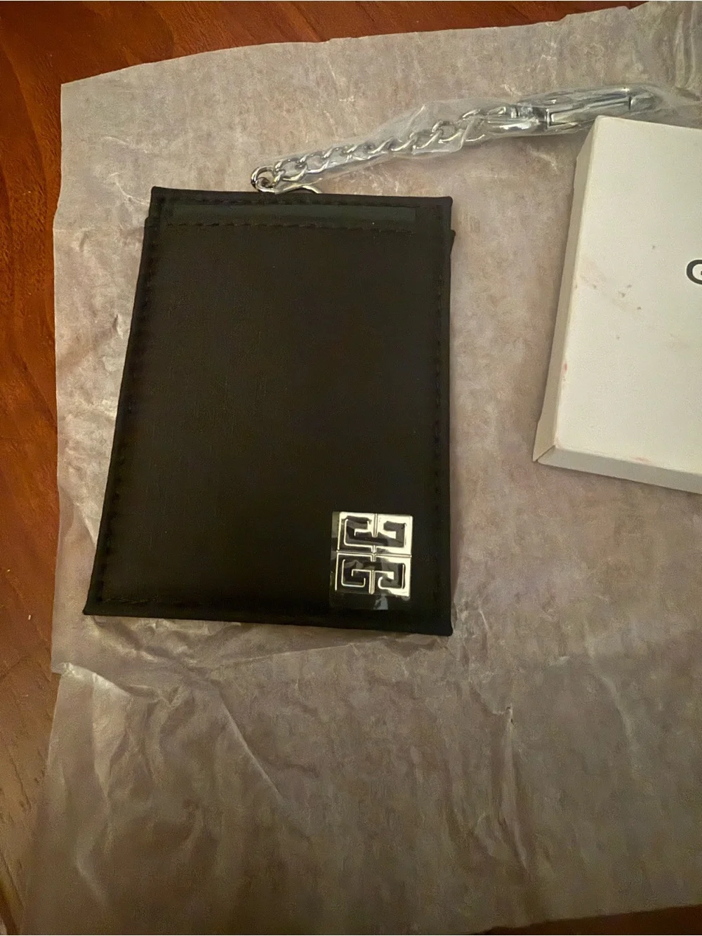 Givenchy branded silver