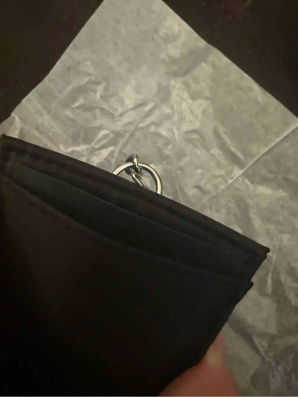 Givenchy branded silver