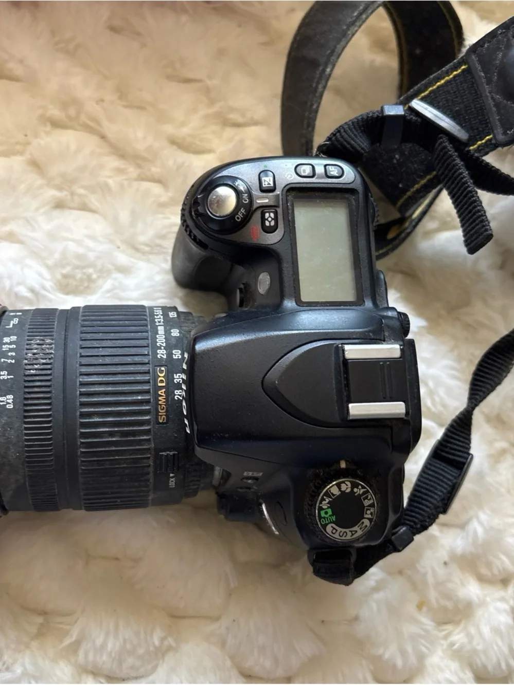 Nikon D80 10.2MP DSLR Camera Bundle with Zoom Lens, Strap, and Lens Hood