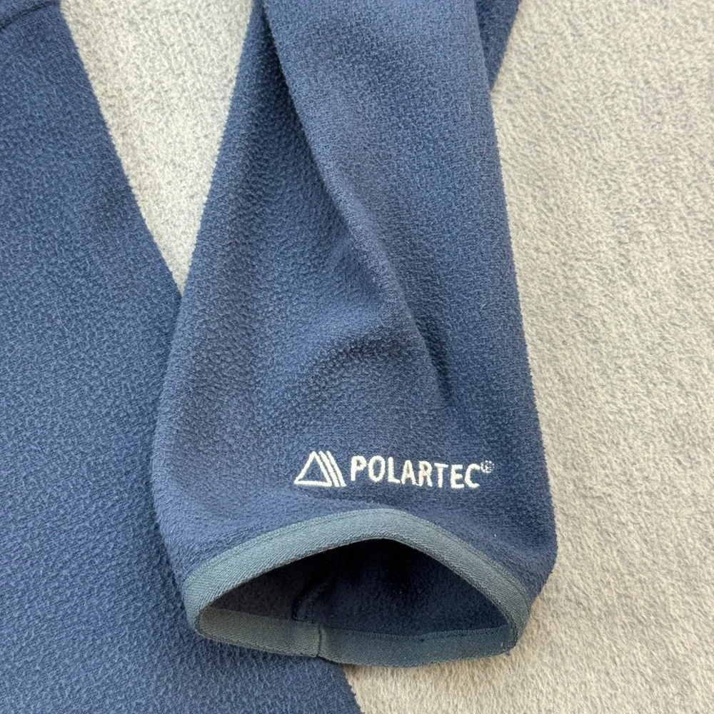 The North Face Sweatshirt Mens Medium Blue Alpine Polartec 100 Crewneck‎ Fleece