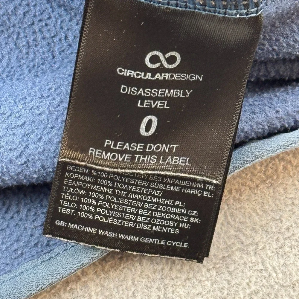The North Face Sweatshirt Mens Medium Blue Alpine Polartec 100 Crewneck‎ Fleece