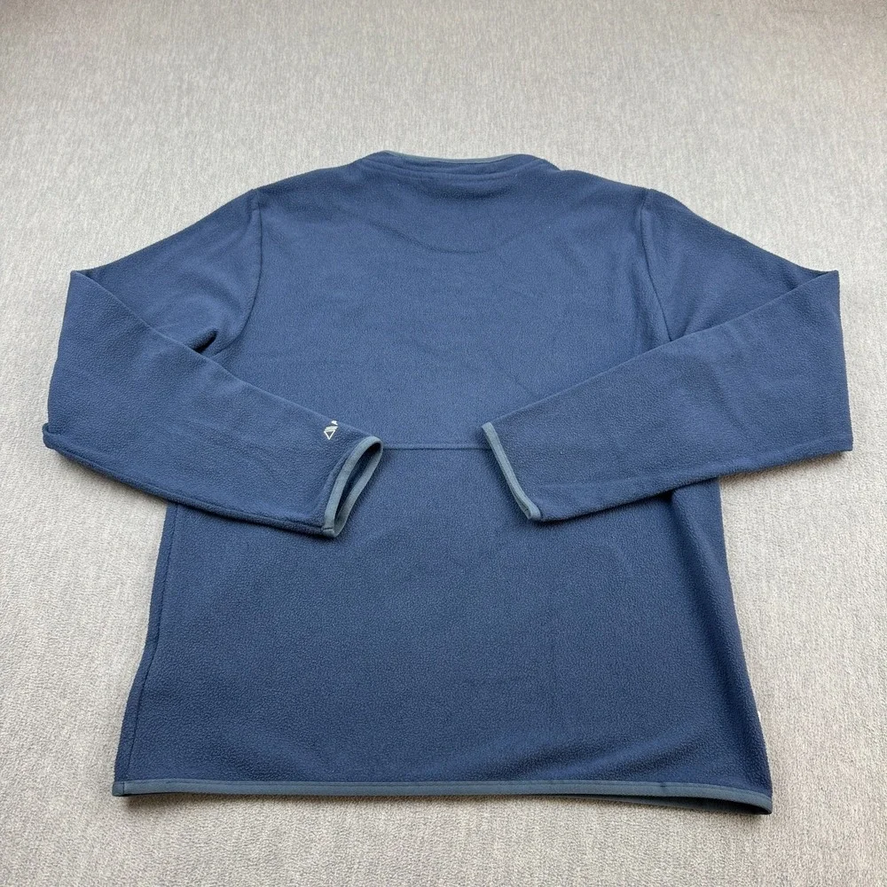 The North Face Sweatshirt Mens Medium Blue Alpine Polartec 100 Crewneck‎ Fleece