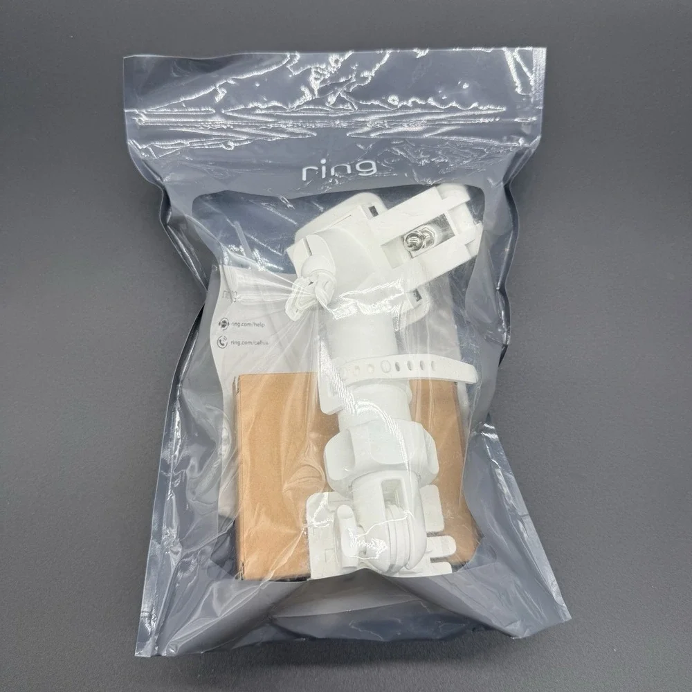 Ring Pole Mount Global for Spotlight Cam & Stick Up Cam White OEM Open Box New