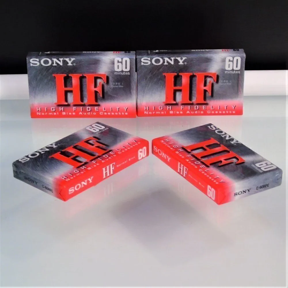 Sony Blank Cassette Tapes HF 60 Minutes