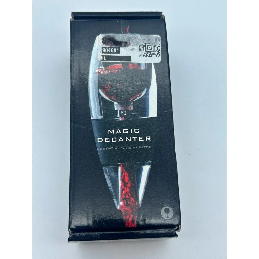 Magic Decanter Essential Wine Aerator Pourer Set New Open Box