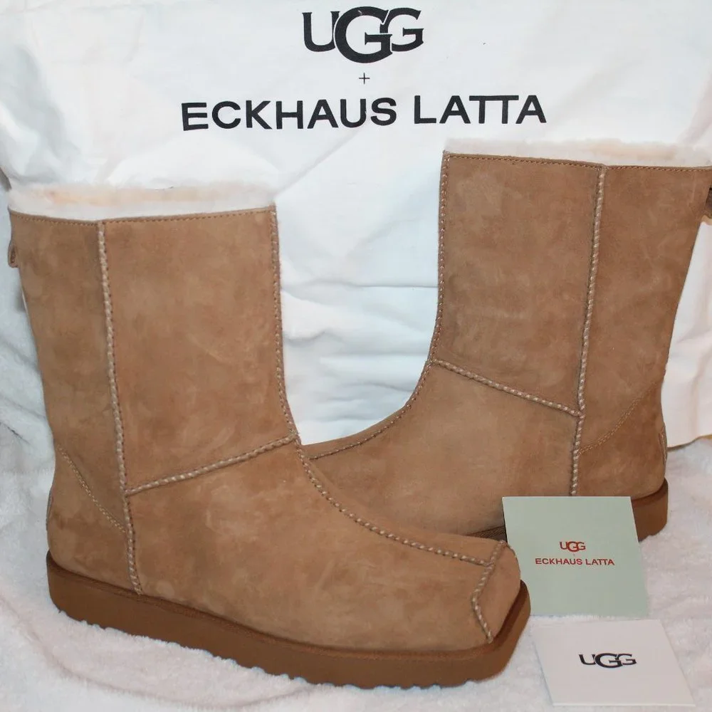 UGG SPECIAL EDITION‎ MEN'S SUEDE SHEARLING BOOTS