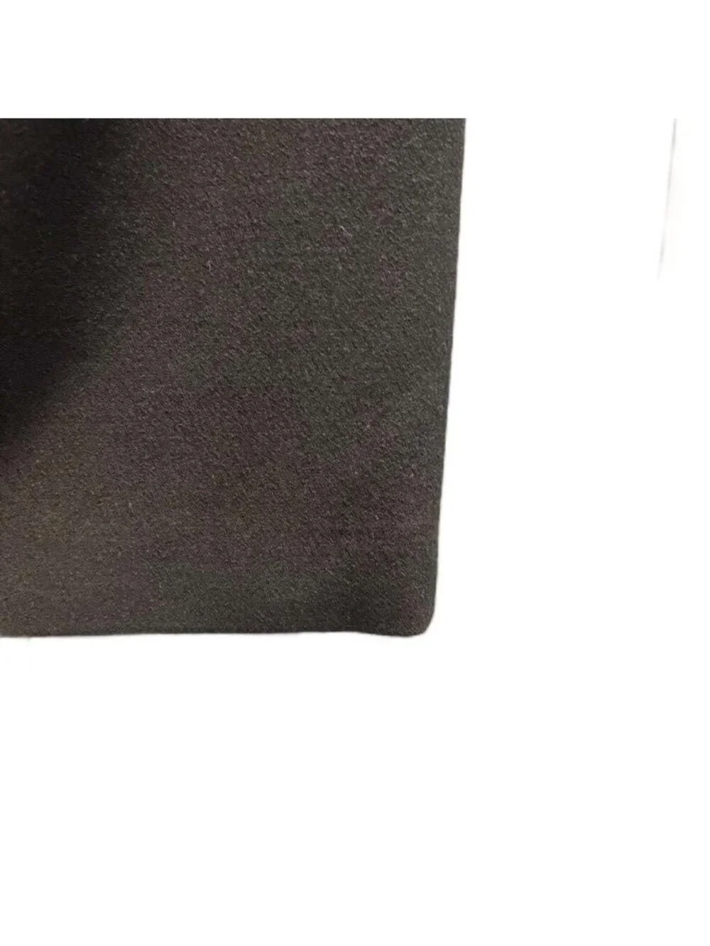 Chanel Tight Skirt Wool Knee Length CC Logo 38 Black