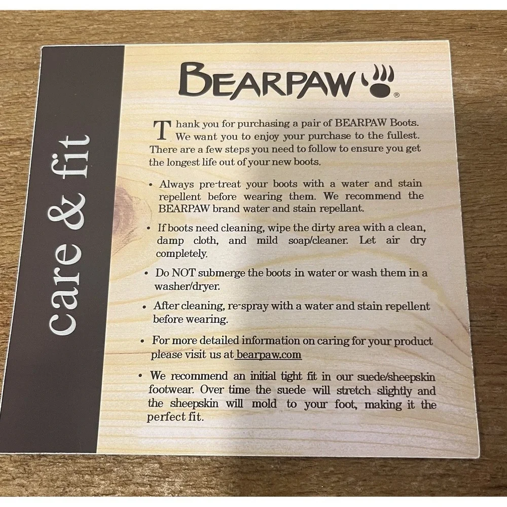 BearPaw new tags
