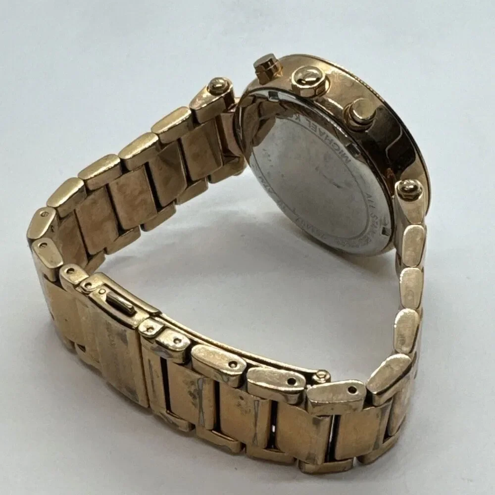 Michael Kors Parker MK5491 Women's Gold Stainless Steel Analog Dial Watch JNA400