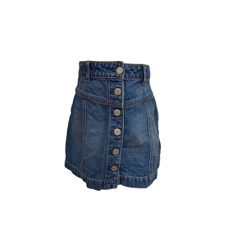 Gap Denim Button-Front Skirt – Girls‎ Size 7