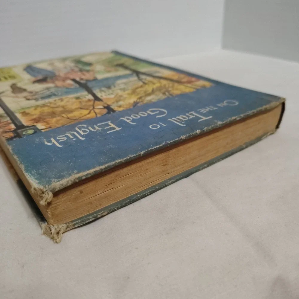 On the Trail to‎ Good English Textbook 1958 Laidlaw Brothers Vintage School Book