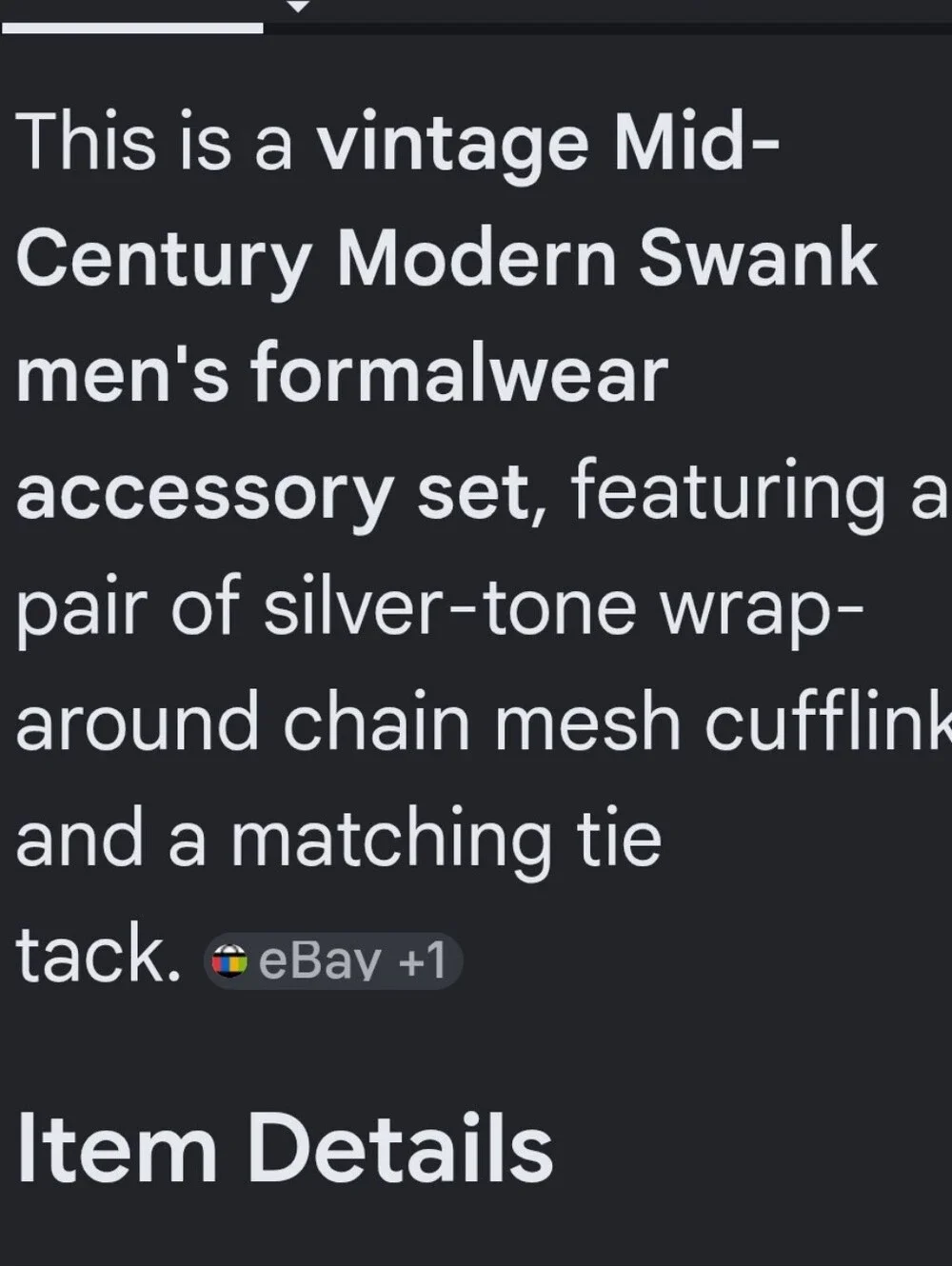 SWANK never worn