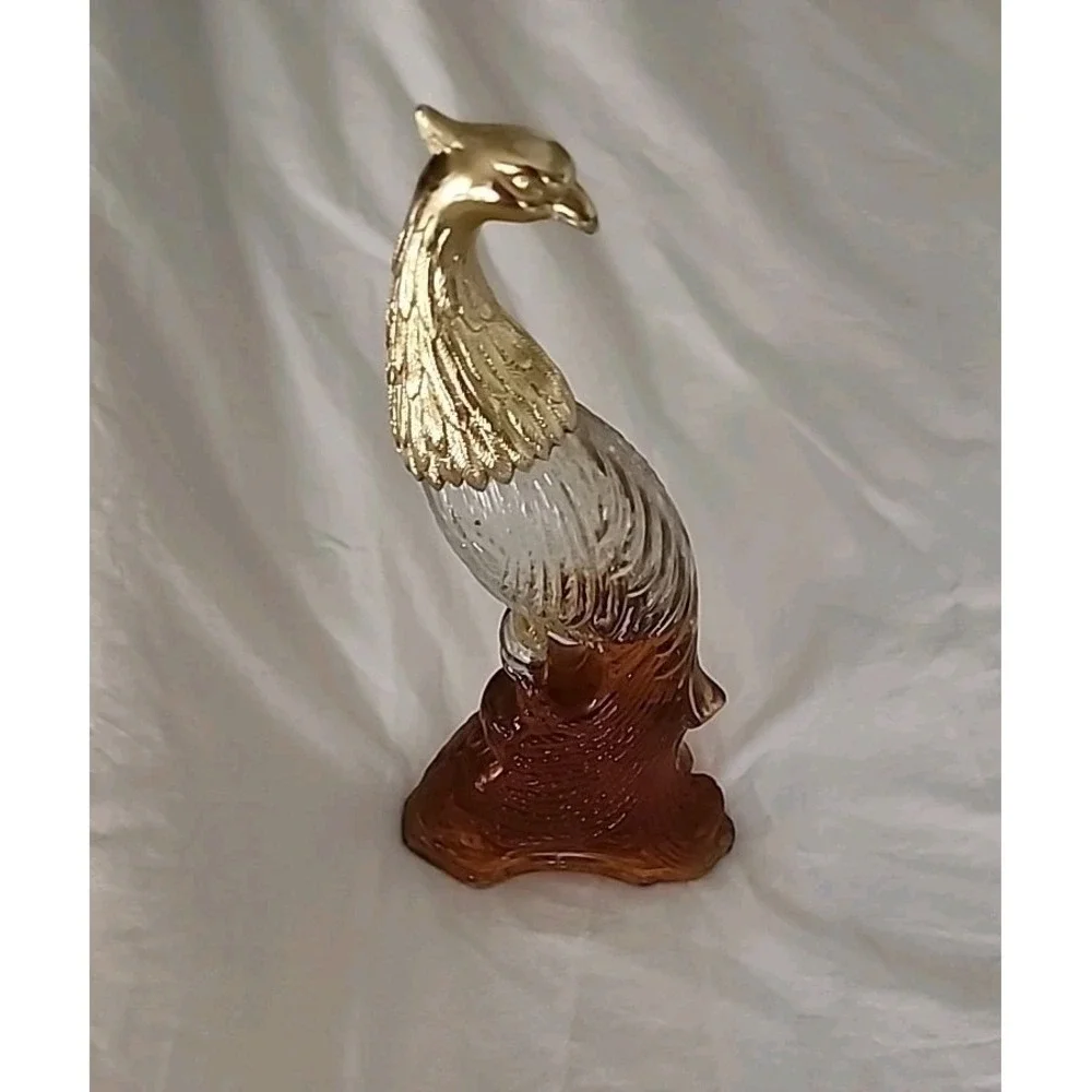 AVON Mid‎ Century Bird Of Paradise/ Peacock 5oz Bottle Decanter 60s 70s Vintage