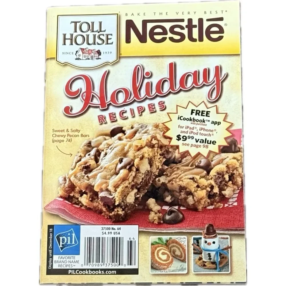 Nestlé toll‎ house holiday recipe book