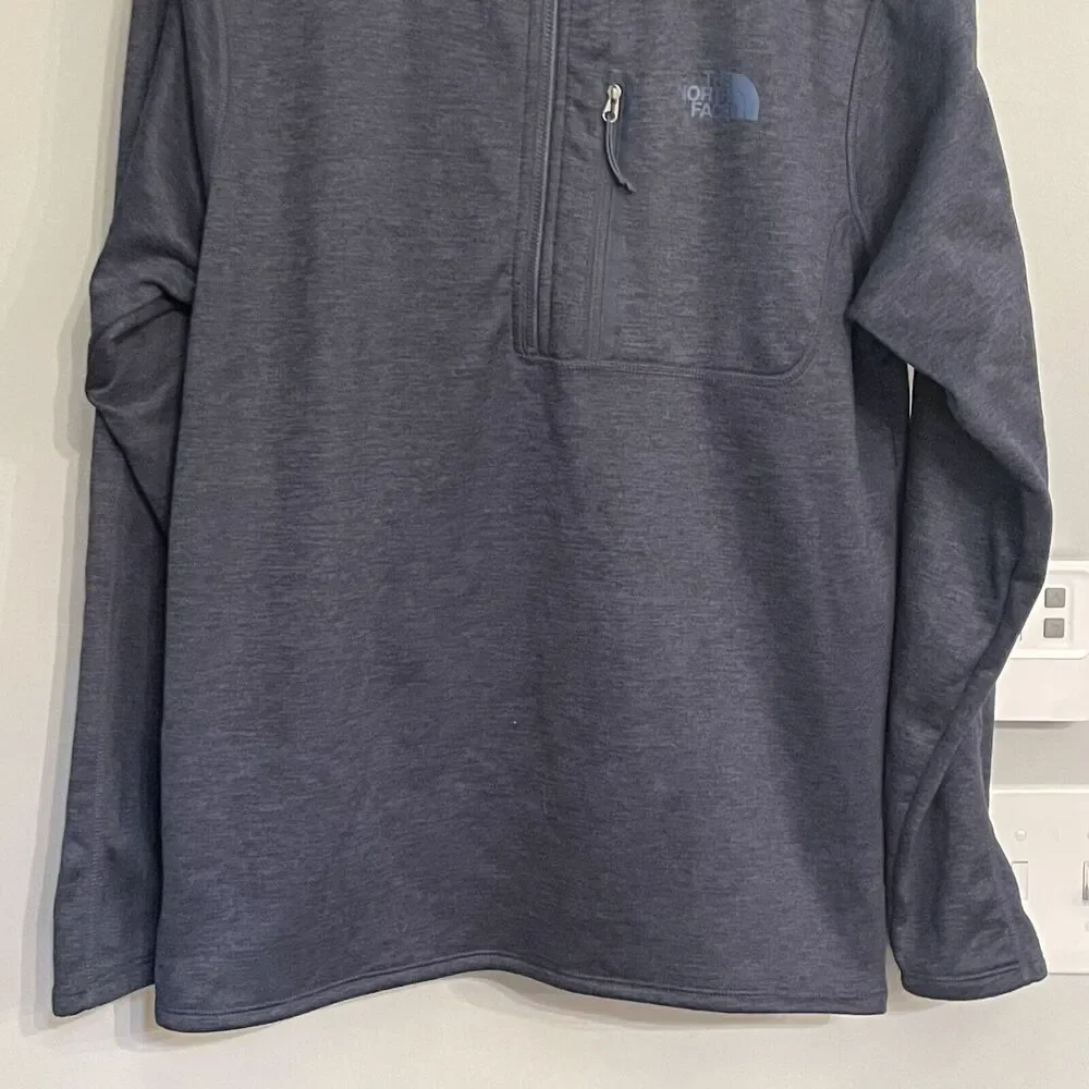 The North Face Sweater Knit Fleece 1/4 Zip Pullover Mock Neck‎ Mens M EUC