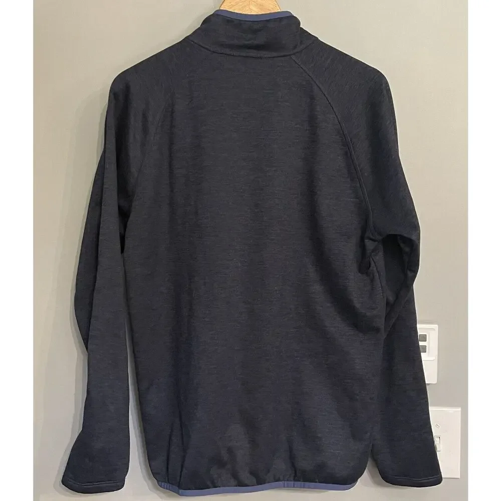 The North Face Sweater Knit Fleece 1/4 Zip Pullover Mock Neck‎ Mens M EUC