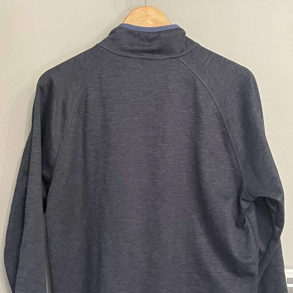 The North Face Sweater Knit Fleece 1/4 Zip Pullover Mock Neck‎ Mens M EUC