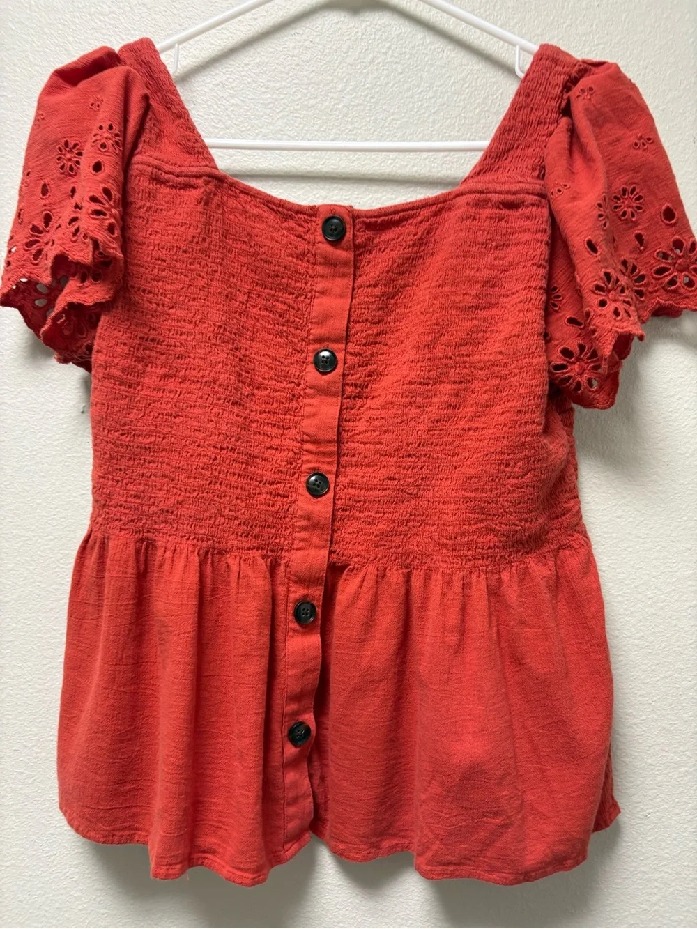 Madewell smocked bodice