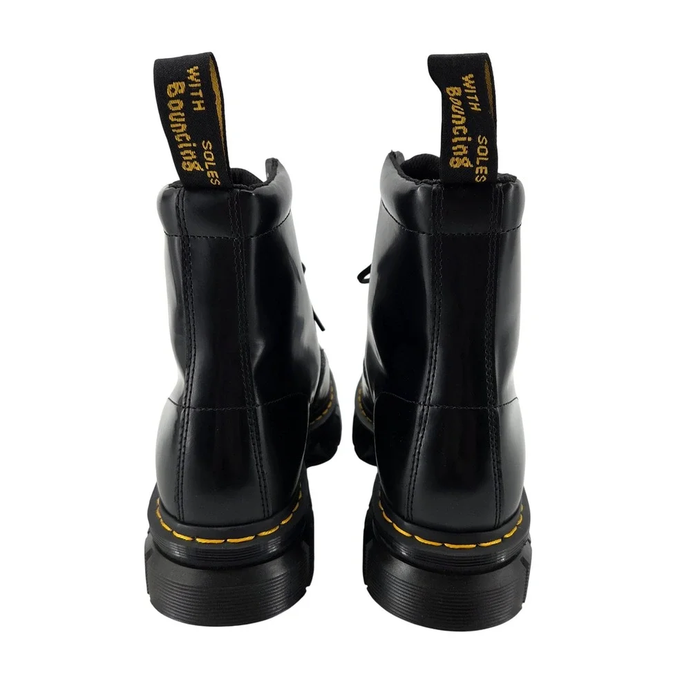 Dr.‎ Martens Rikard 8I Black Platform Combat Boots Mens 9 Womens 10 Streetwear