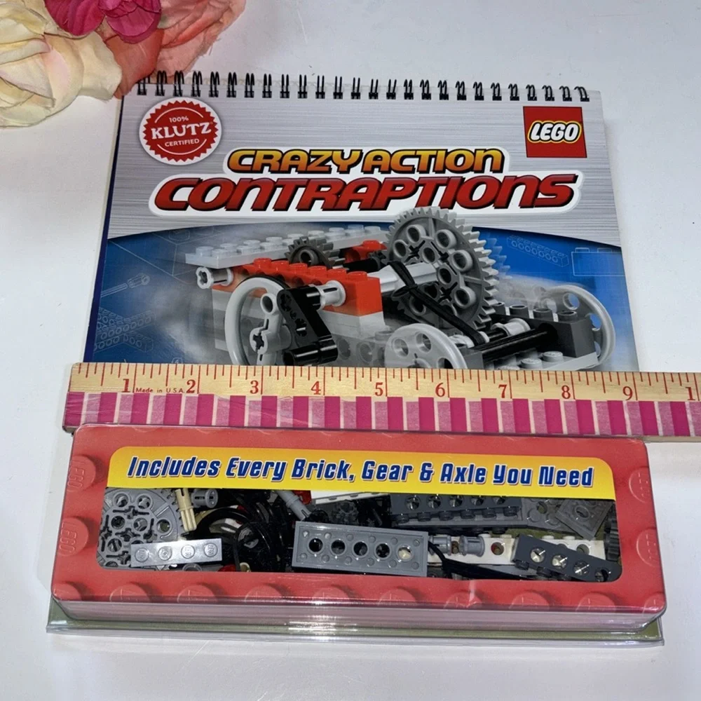 Lego klutz book 2008 Klutz LEGO Crazy Action Contraptions BOOK NEW LEGO BOOK