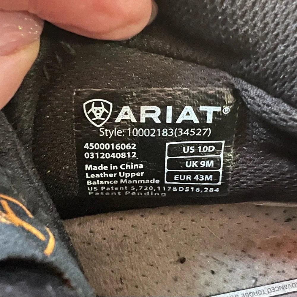 Ariat men dark