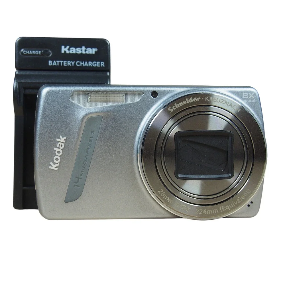 Kodak EasyShare M580 14.0MP Digital Camera Bundle Gray W/Charger‎ + Battery EUC