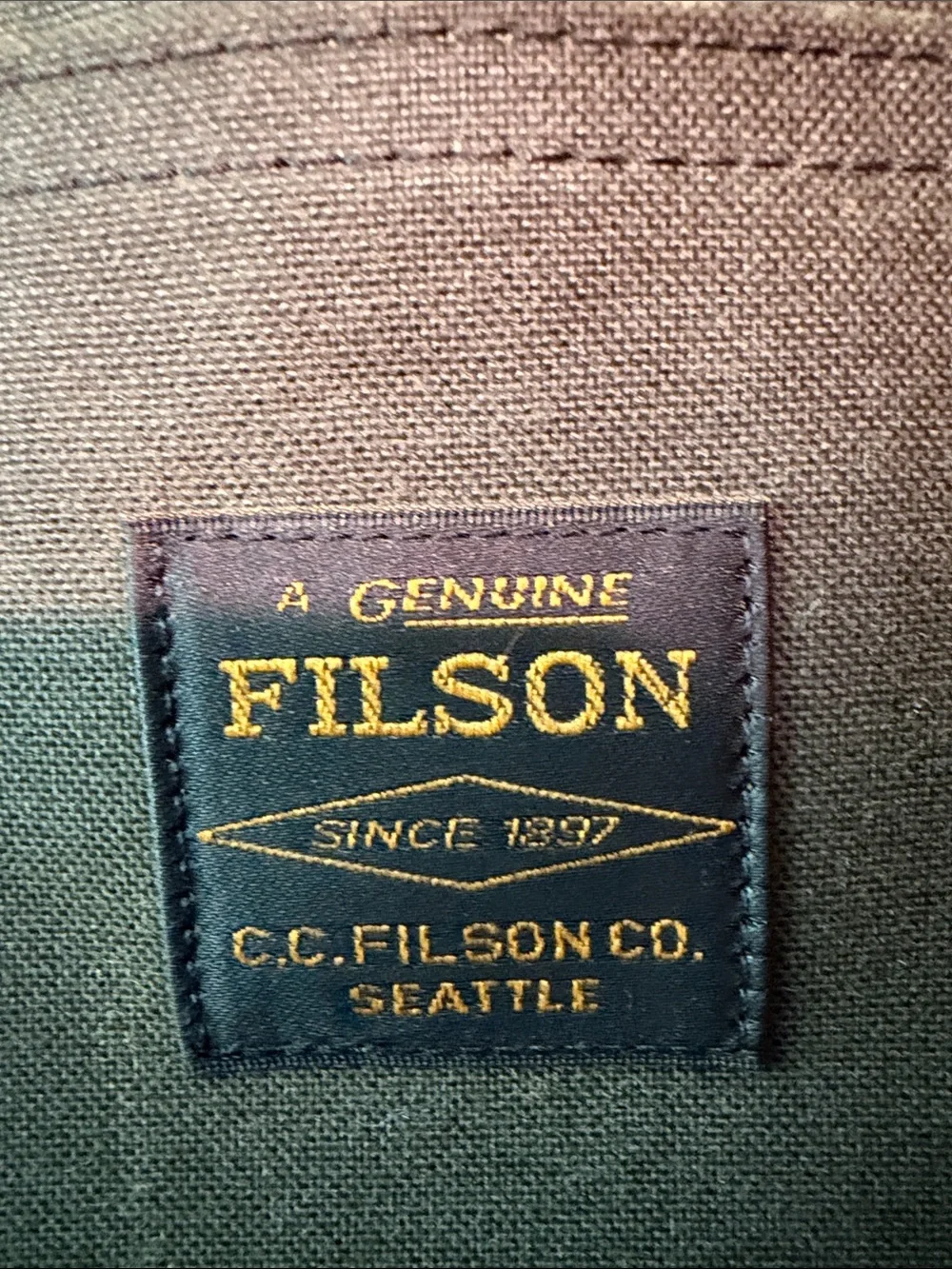 Filson durable olive