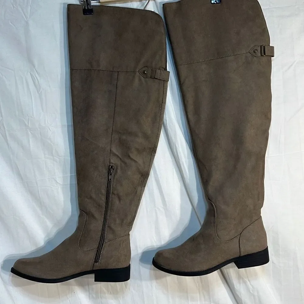Sun + Stone Allicce Over-The-Knee‎ Boots Micro Women's US 8.5