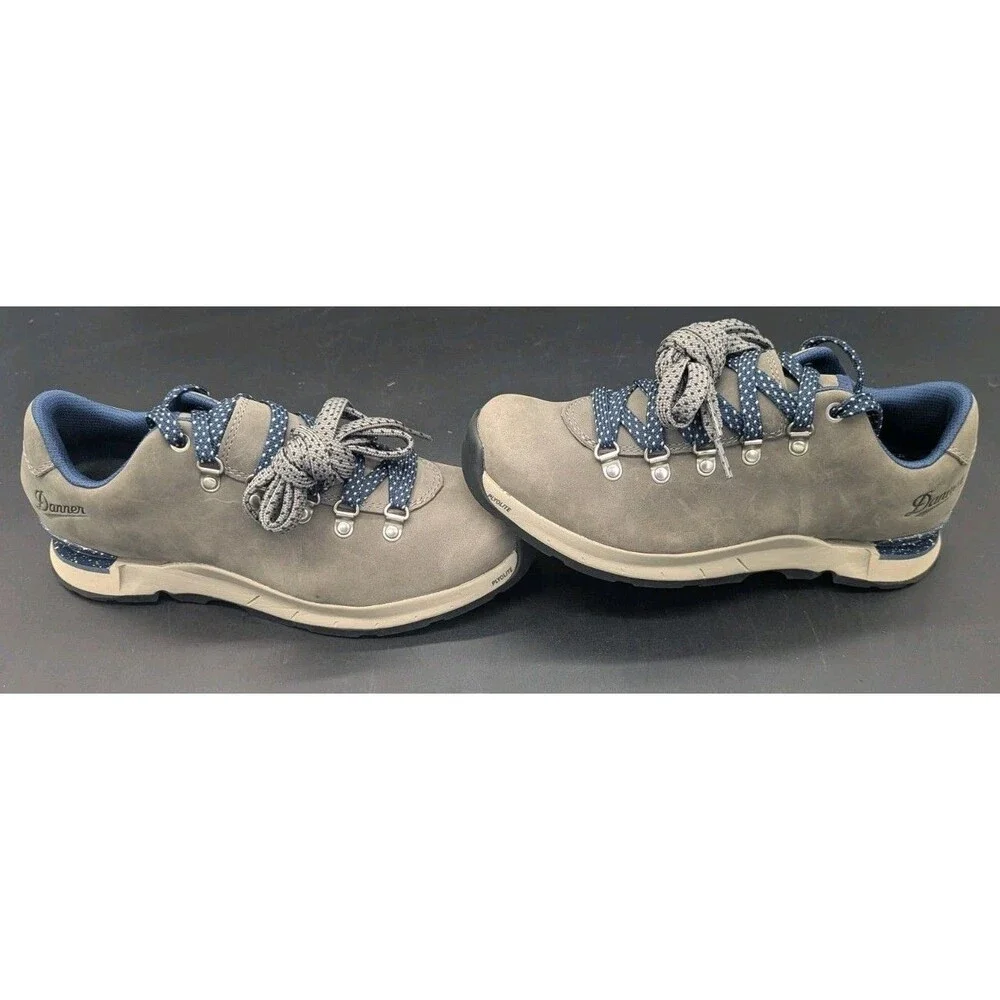 Danner Mountain Overlook Shoes Charcoal Gray Leather Mens Size 7 31790 READ!
