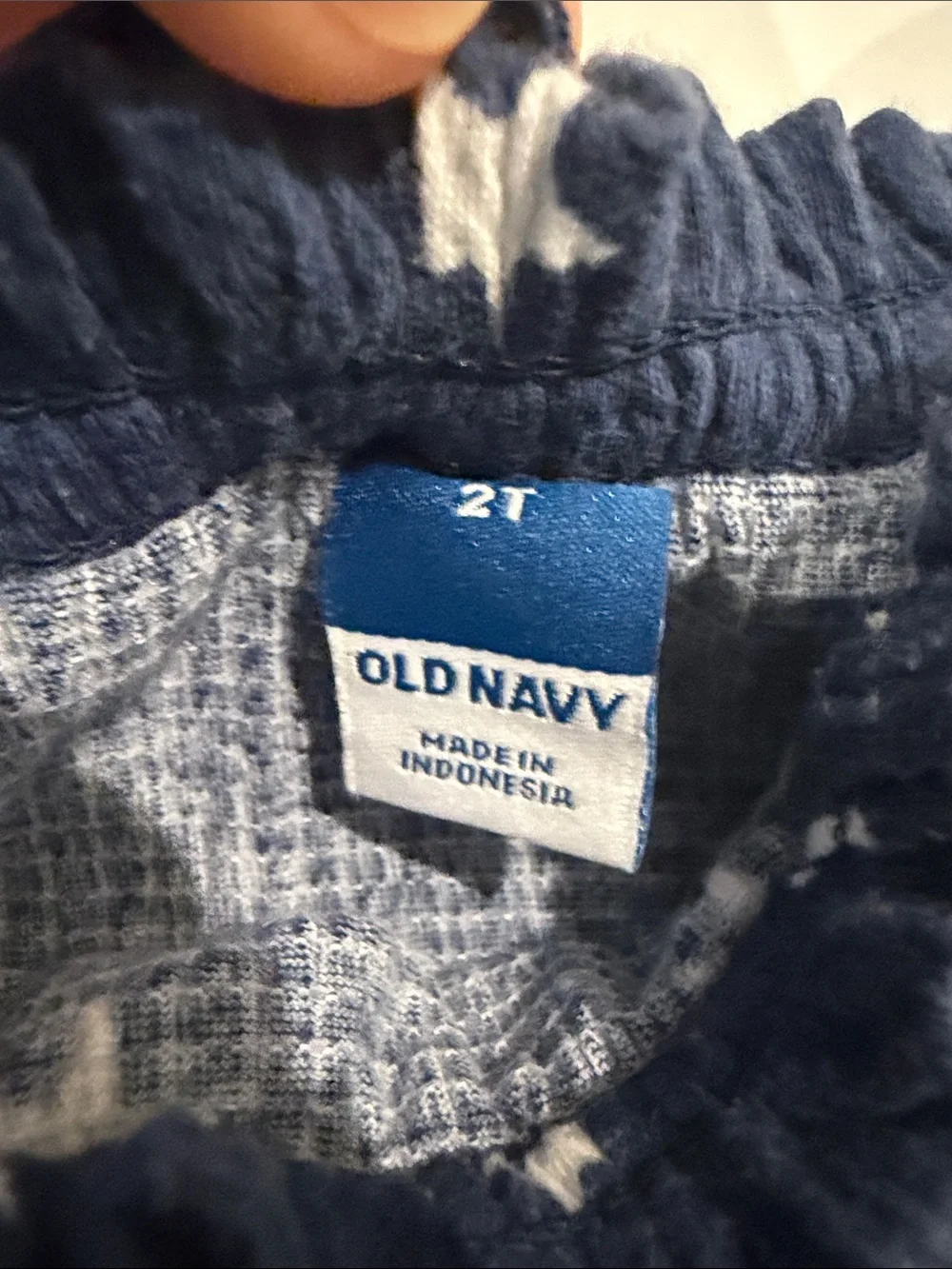 Old Navy Navy Blue Star Print Tank & Shorts Set