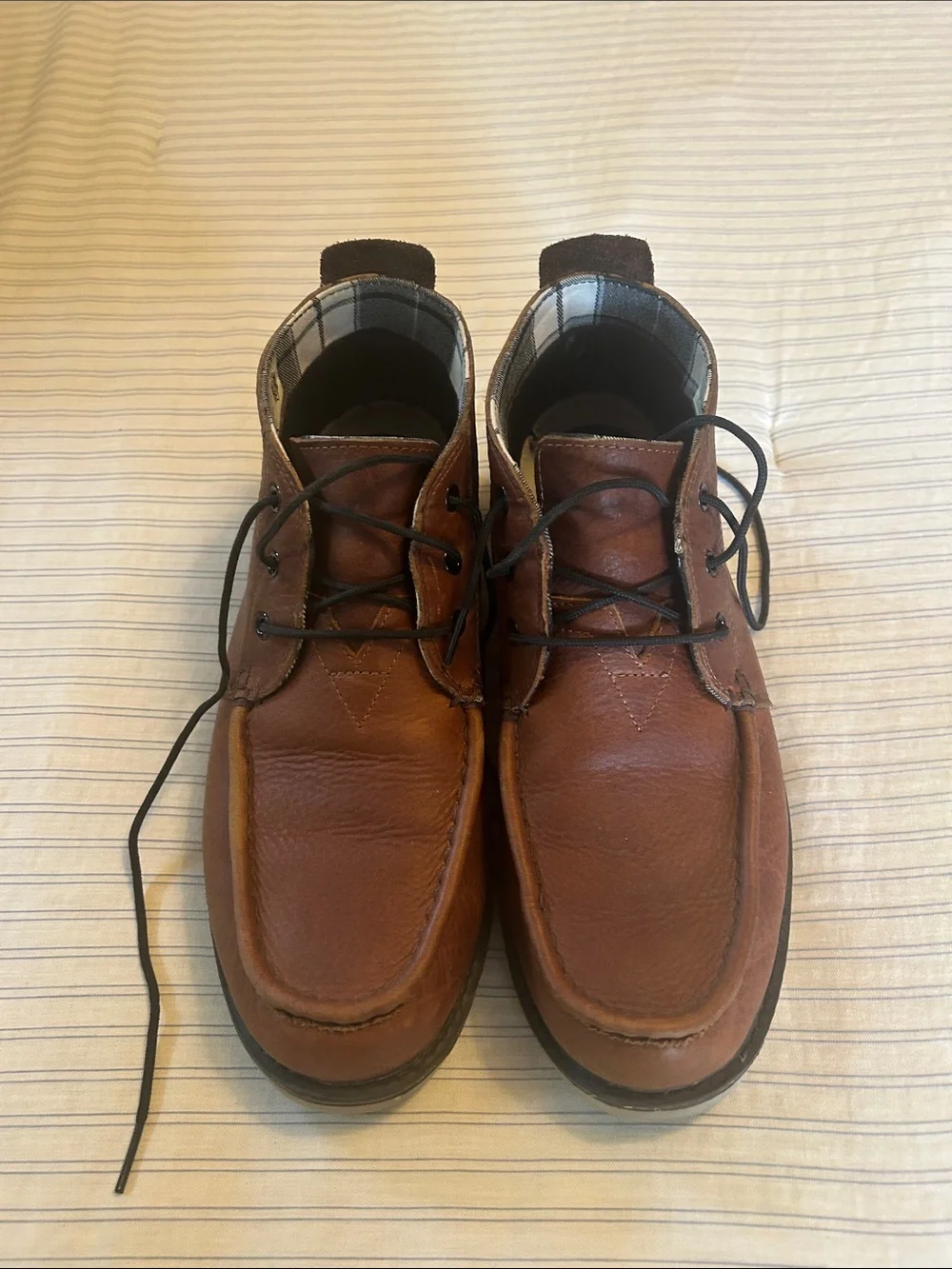 Toms Men's Brown Leather Chukka Boots