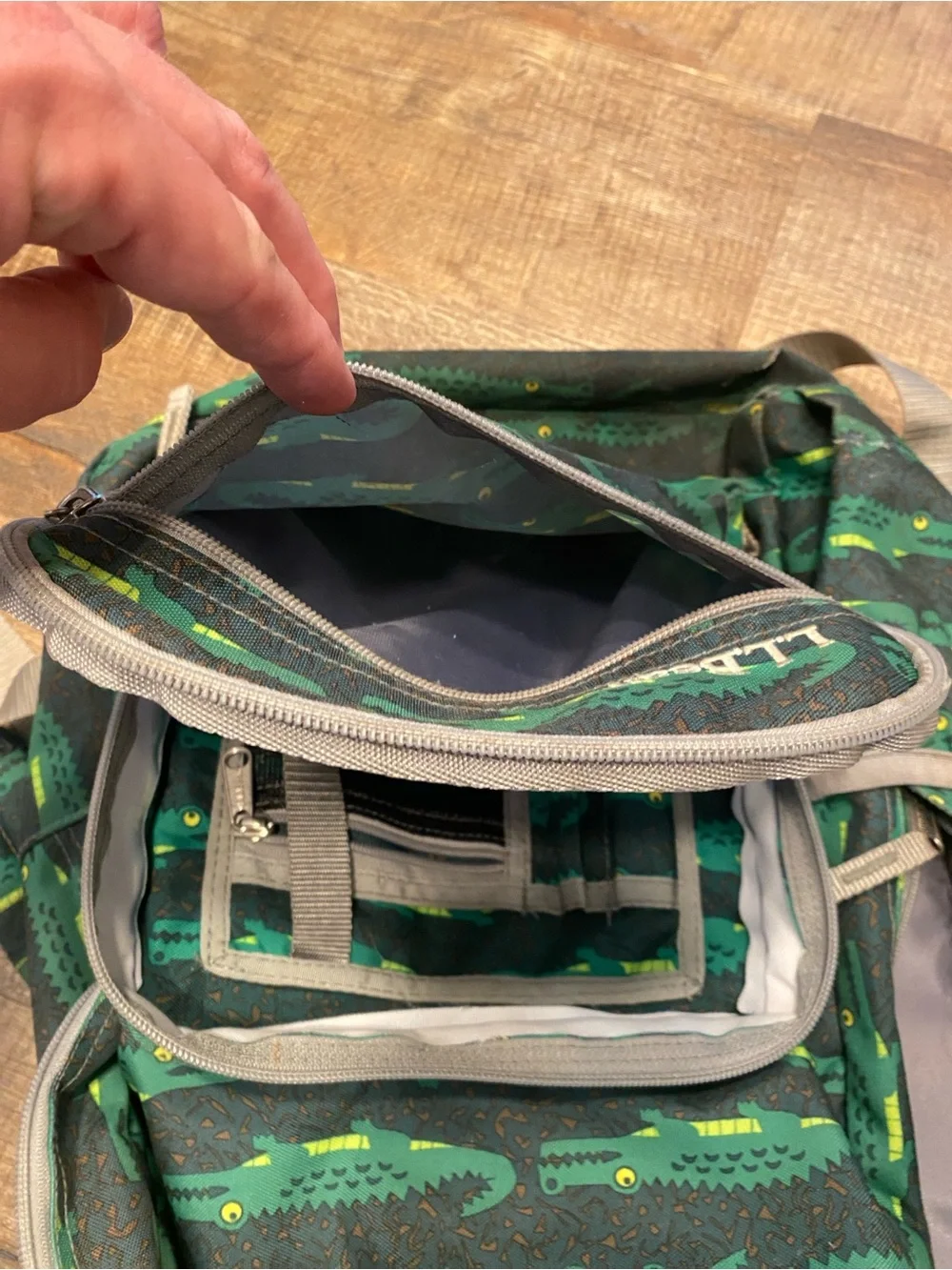 L.L. Bean fun crocodile