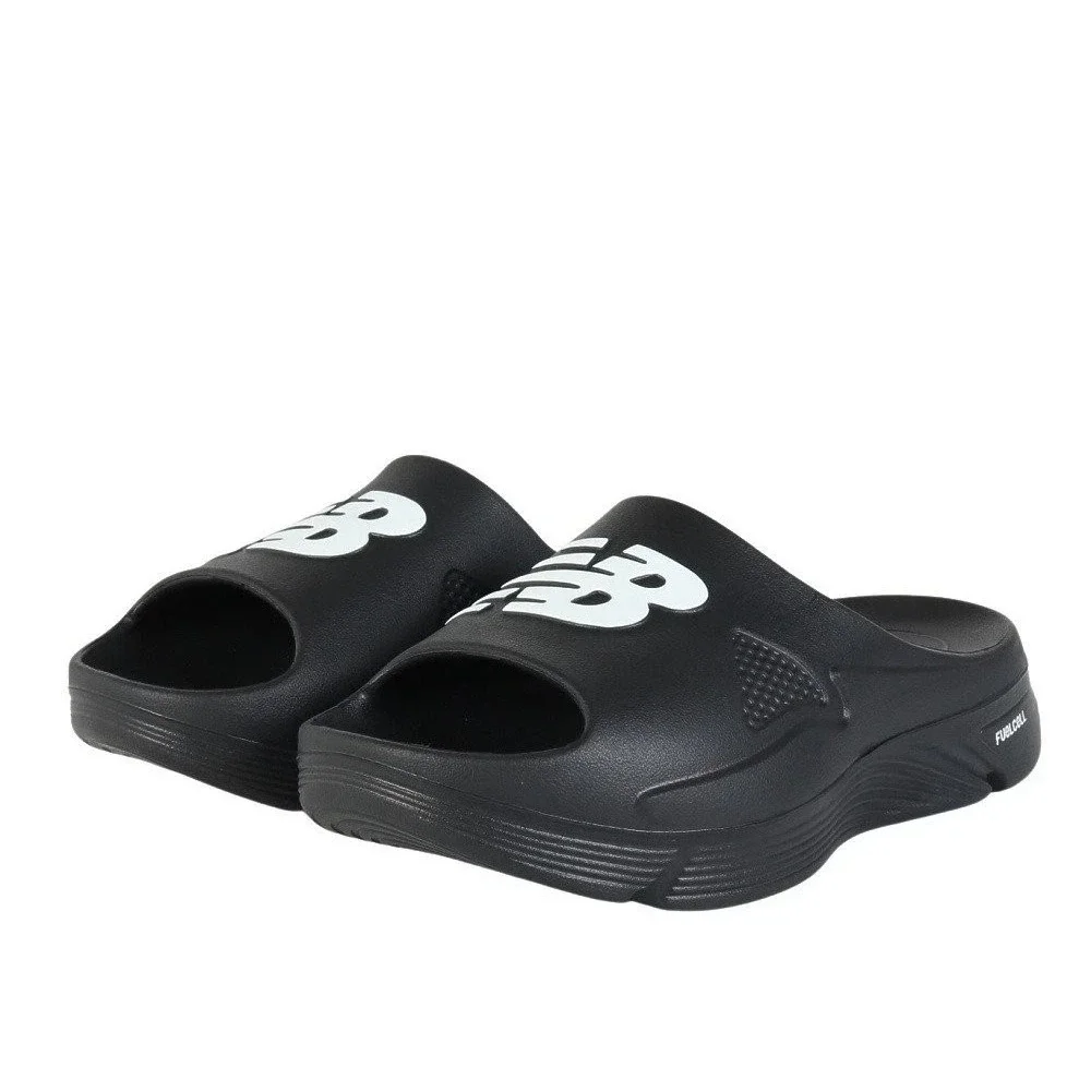 Men's Size 8 - New Balance FuelCell Slide Black White Sandals SMFFCB1   NEW