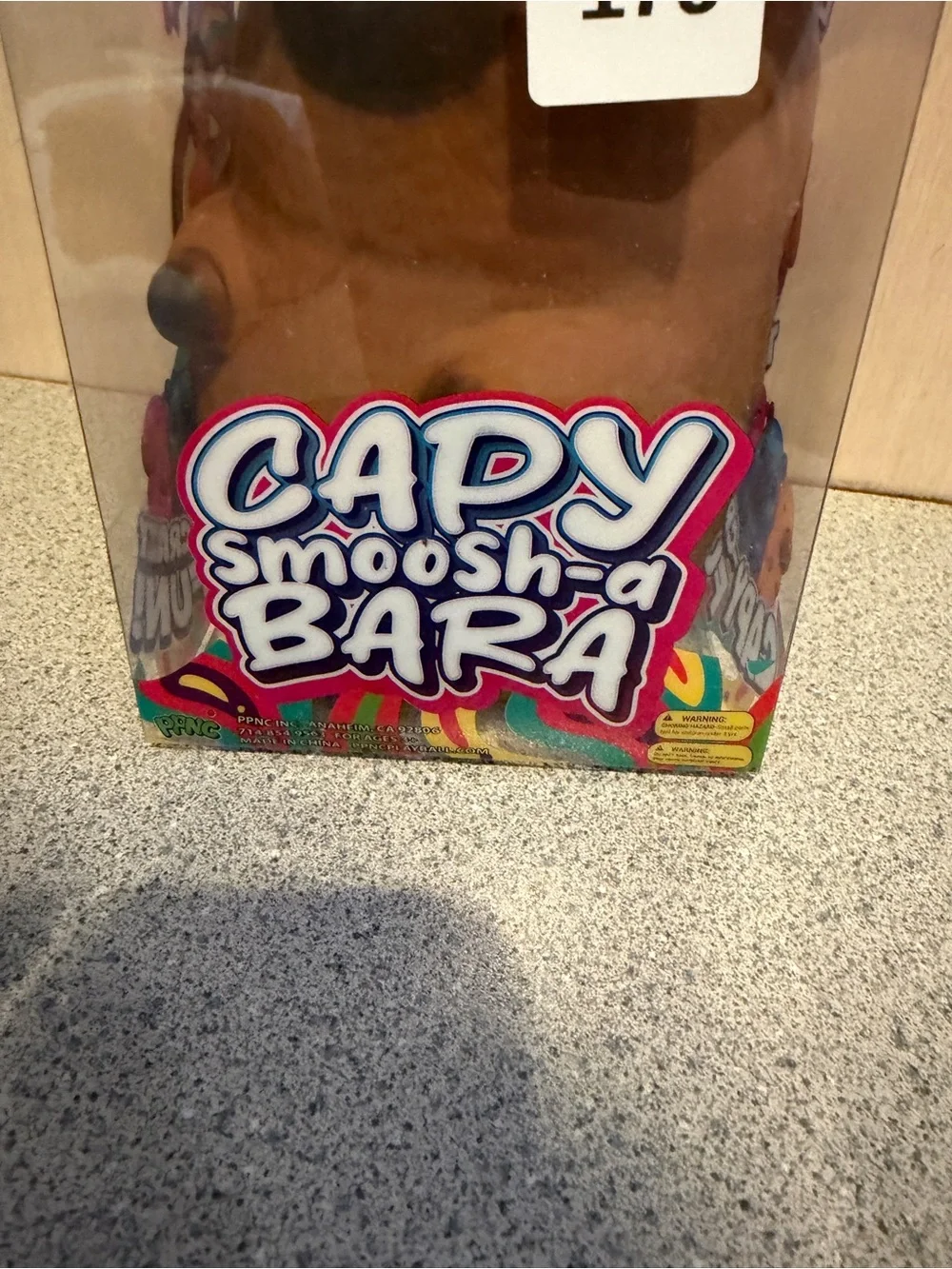 New Jumbo Capy Moosh-a-Bara Capybara Squishy Toy Squeeze Brown 3+ XL Fidget 6