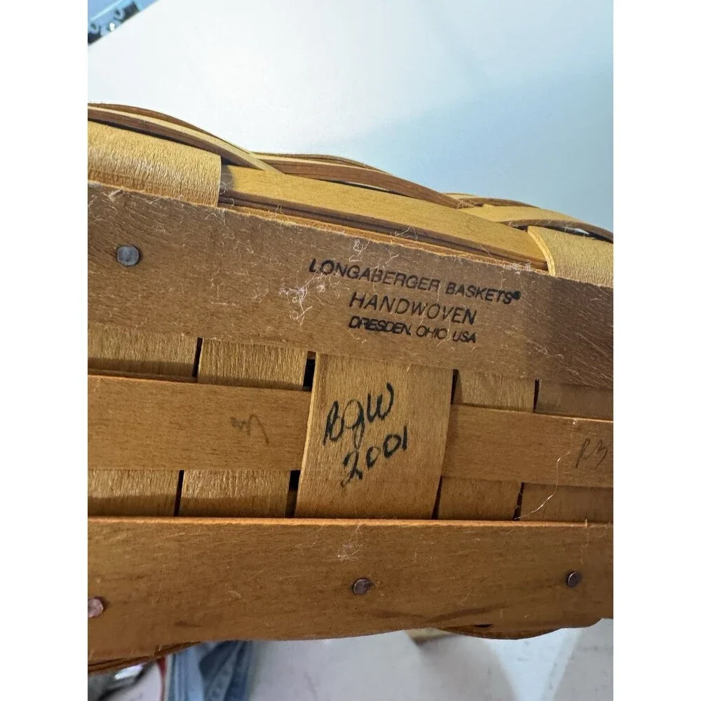 Longaberger liner paperwork