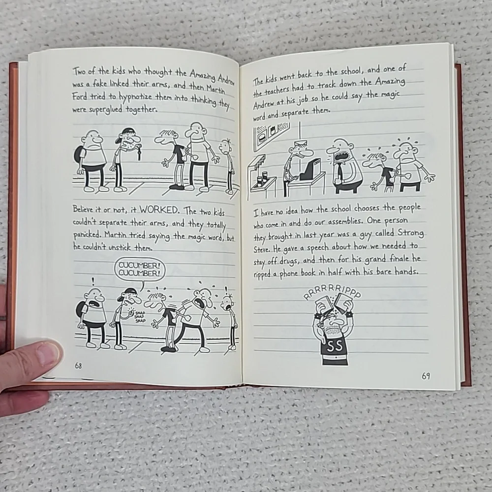 Amulet Books diary wimpy
