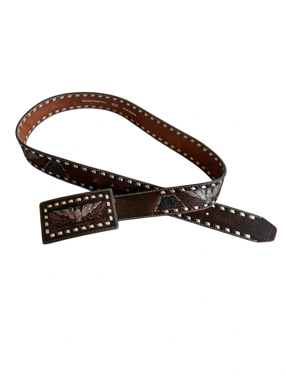 Fossil buckle leather